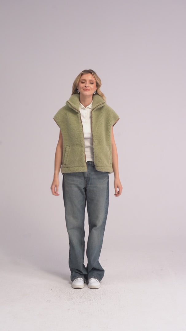 Vest Isla - Pistachio
